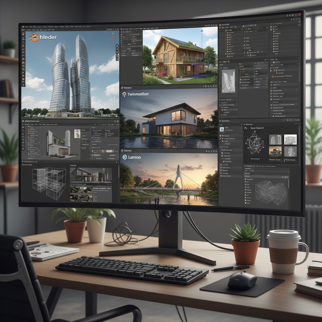 Advanced architectural rendering techniques